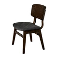 Walnut Wood Side Chair Set of 2 N124