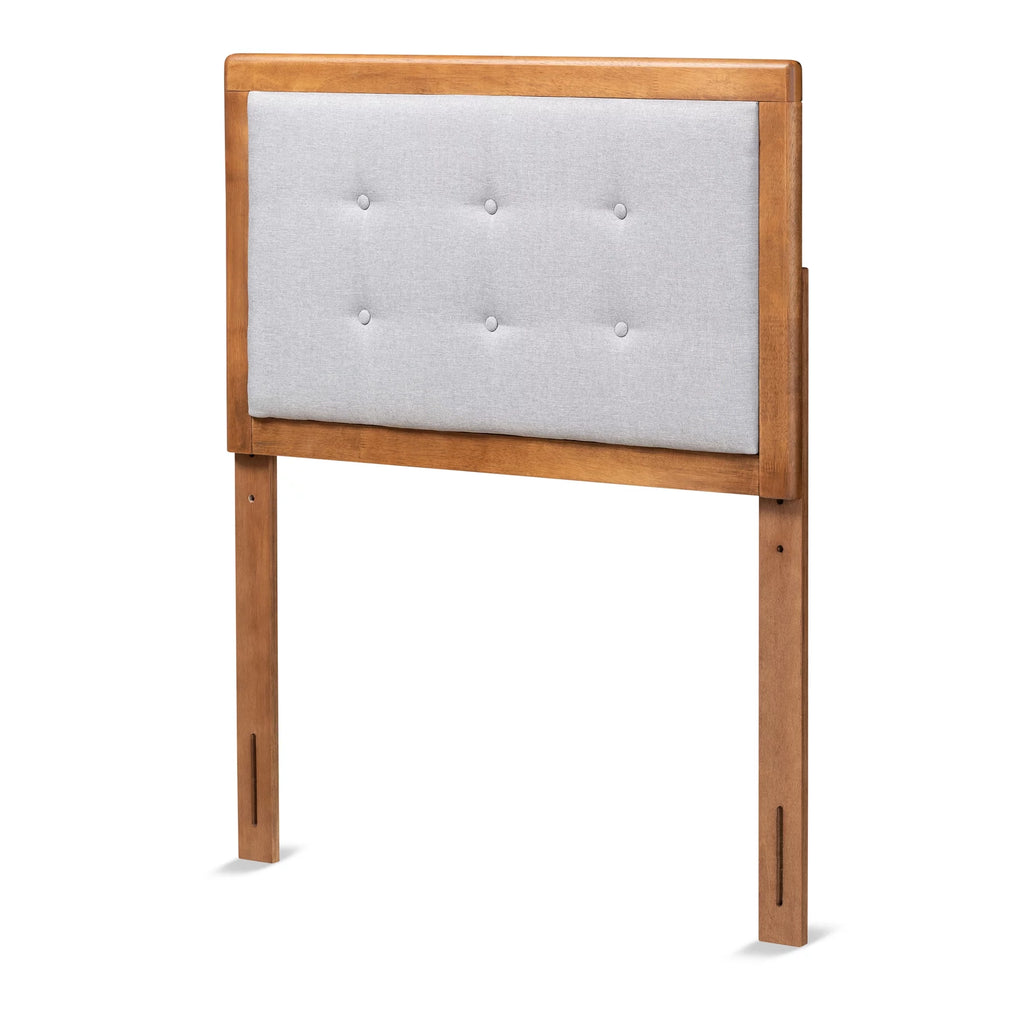 Light Grey Walnut Twin Headboard T651