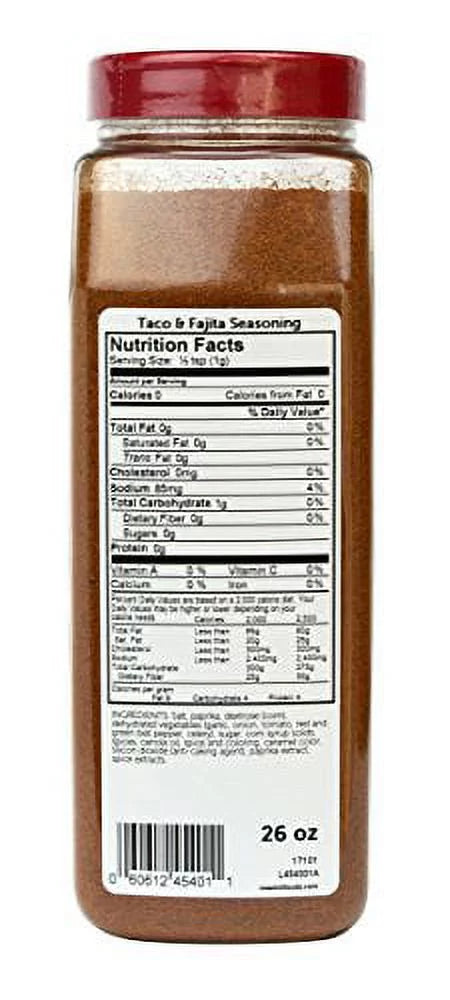 Taco & Fajita Spice 650g D413