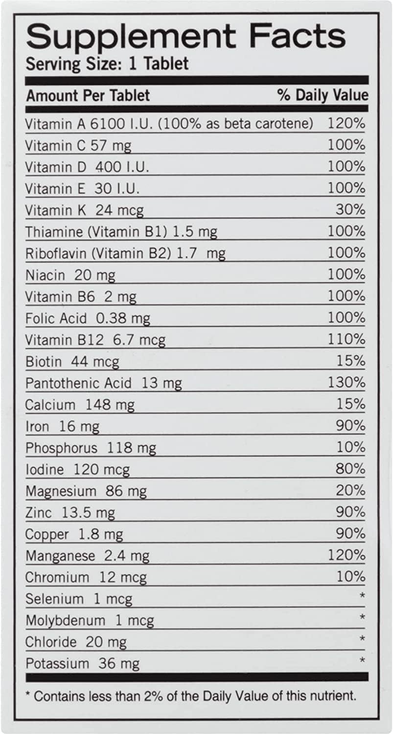 Geritol Complete Tablets 100 Tablets (Pack of 4) F969
