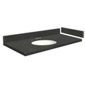Black Carrara Quartz Bathroom Vanity Top J424