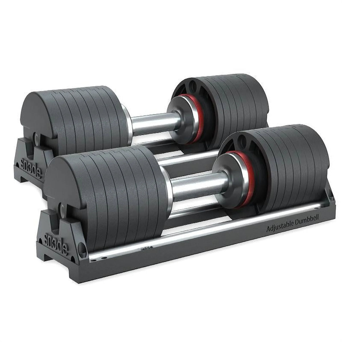 80 lbs Adjustable Dumbbell Set of 2 Cast Iron O630509