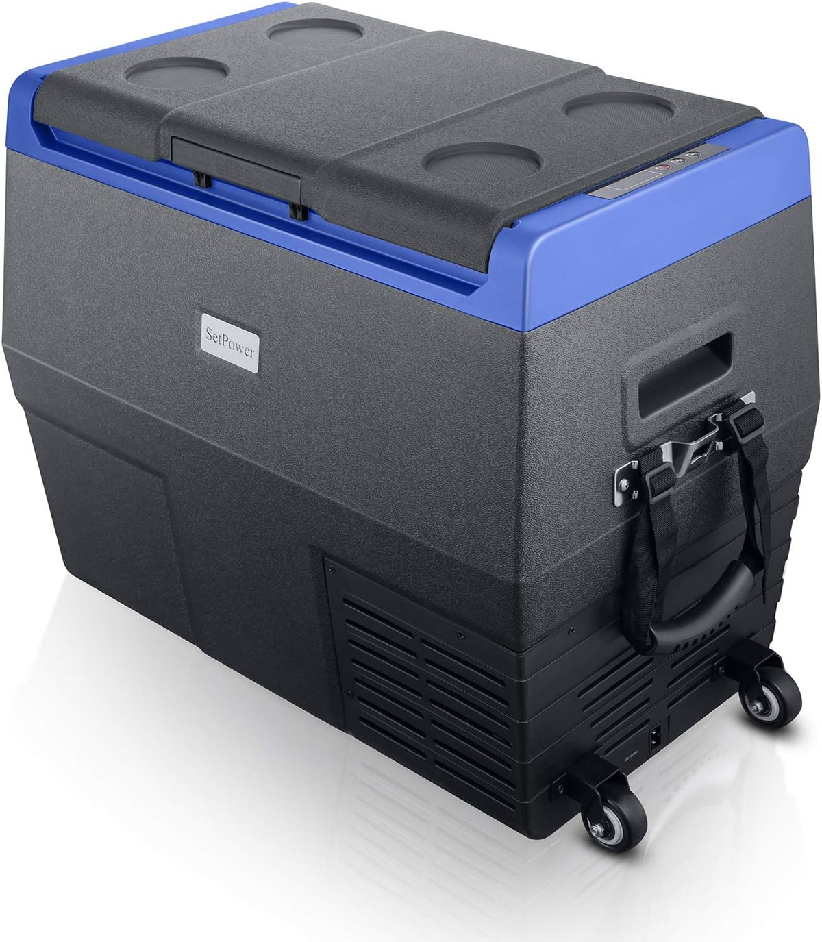 Portable Fridge Freezer with Wheels F441223