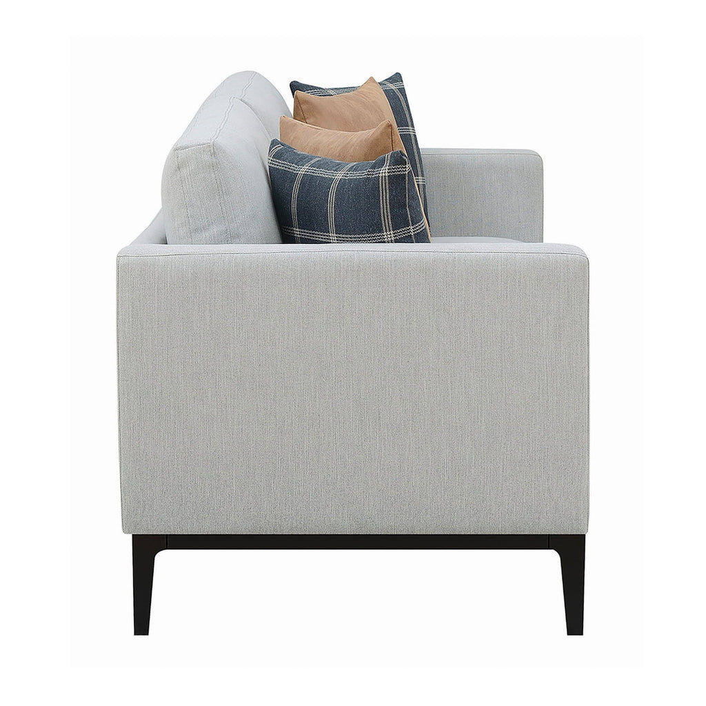 Light Gray Upholstered Fabric Sofa G803955