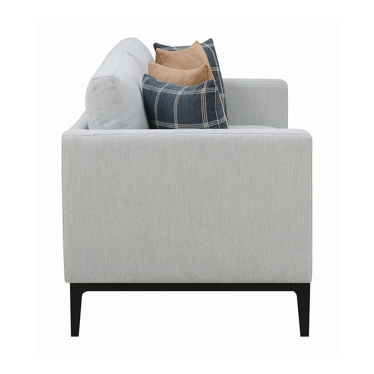 Light Gray Upholstered Fabric Sofa G803955