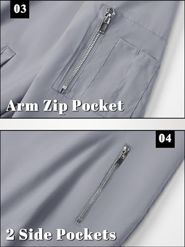 Lightweight Bomber Jacket with Pocket C79581