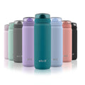 22oz Stainless Steel Water Bottle with Straw and Carry Handle Q93346