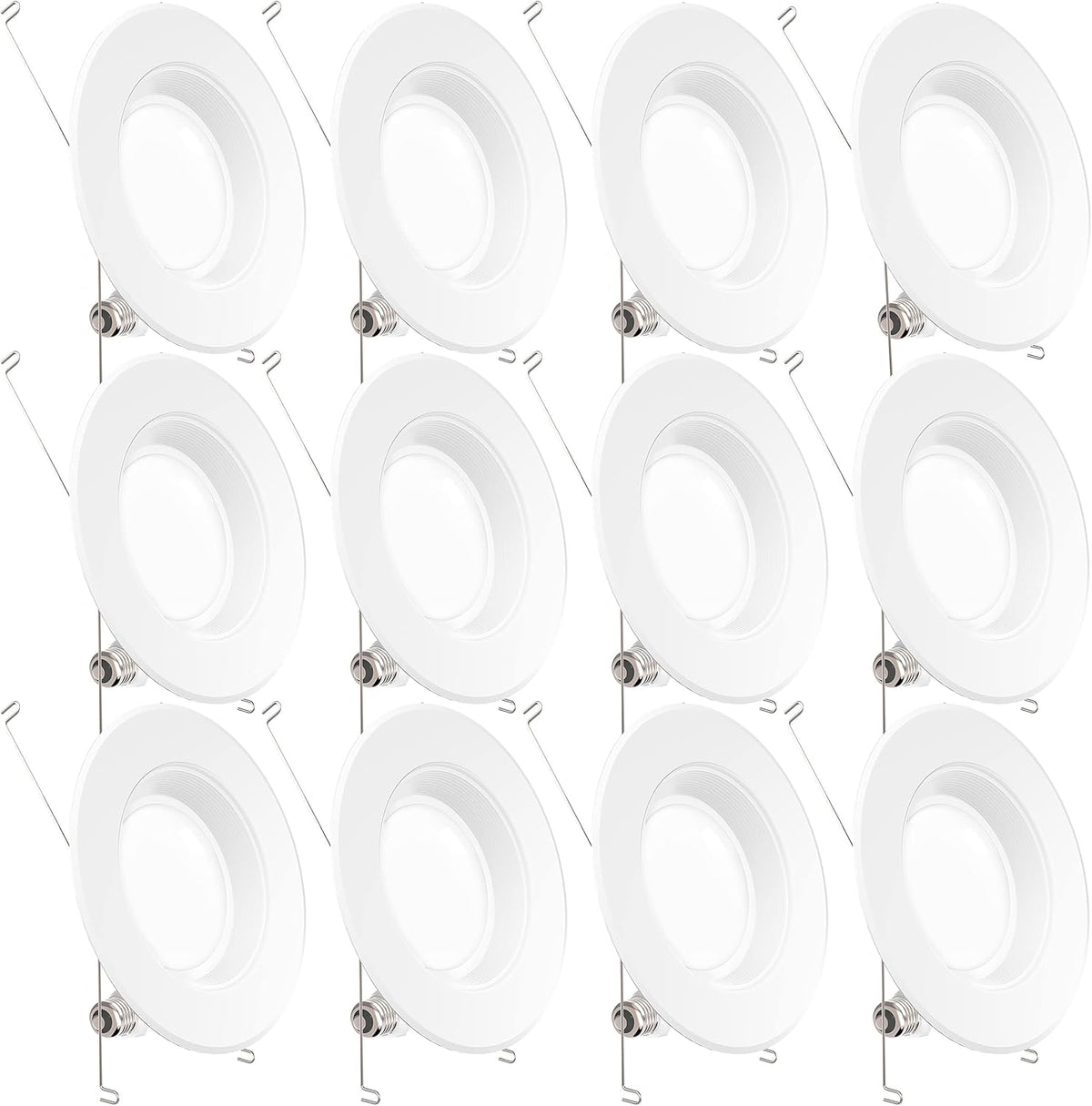 12 Pack 5/6 Inch LED Recessed Lighting Retrofit Conversion Kit L354396