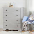 4 Drawer Chest Soft Gray Q937031