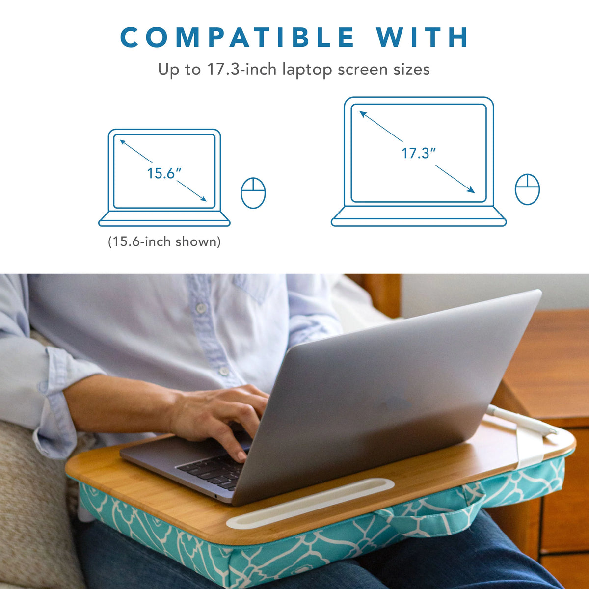Lap Desk with Phone Slot E6747