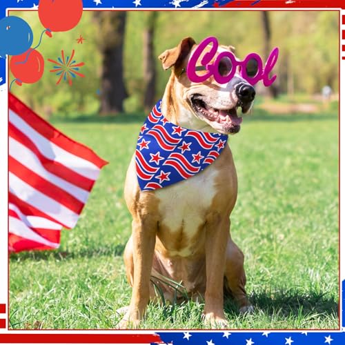 Adjustable Plaid Striped Dog Bandanas W813457