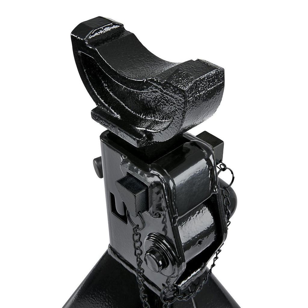 12 Ton Heavy Duty Ratcheting Jack Stands, Black D5053