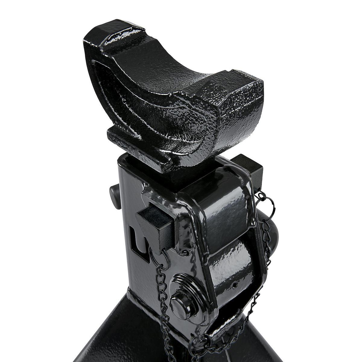 12 Ton Heavy Duty Ratcheting Jack Stands, Black D5053