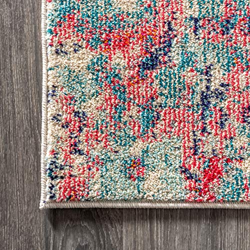 Blue/Red 8 ft. x 10 ft. Area Rug H94431
