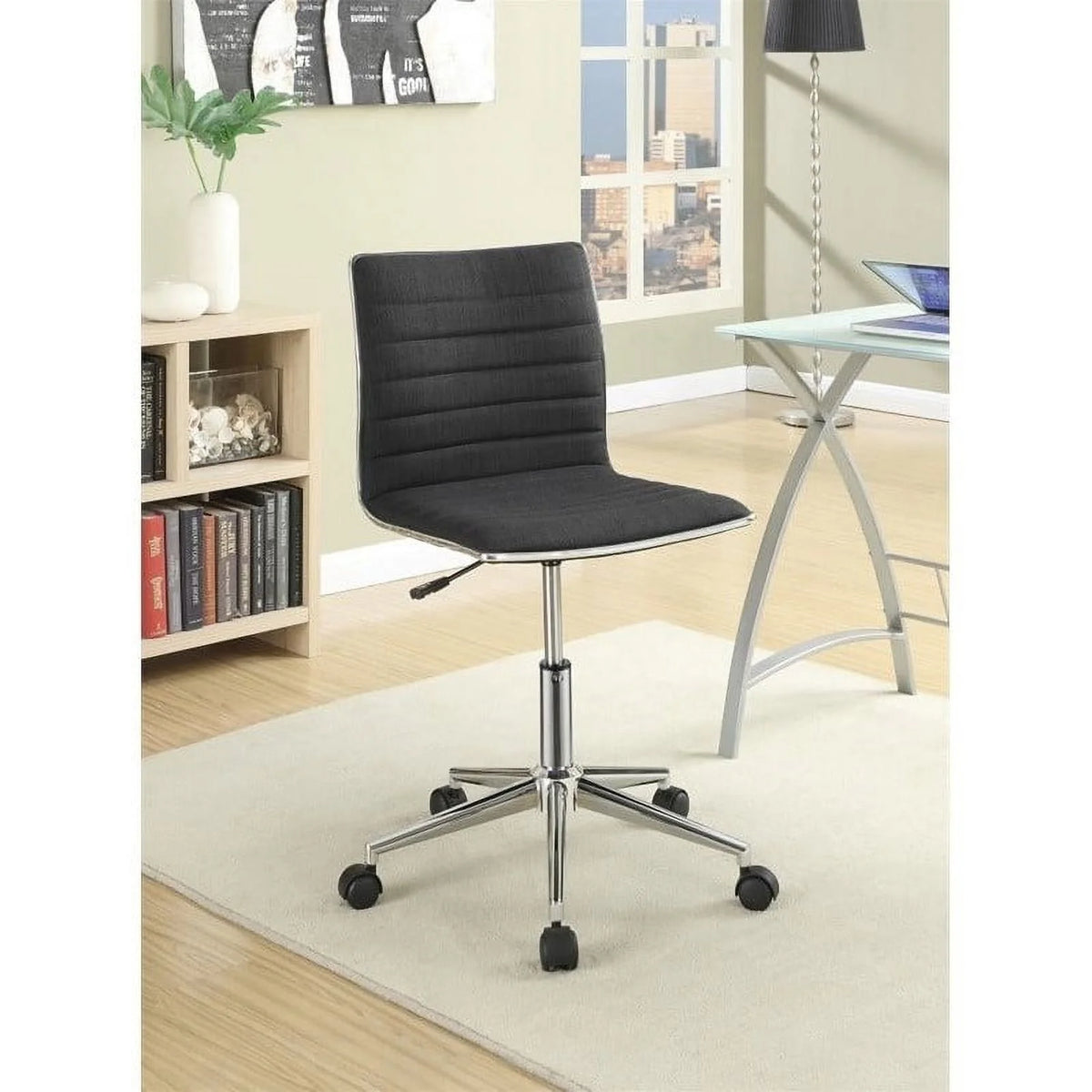 3 Piece Office Chair Computer Desk and Mobile File Cabinet C50920