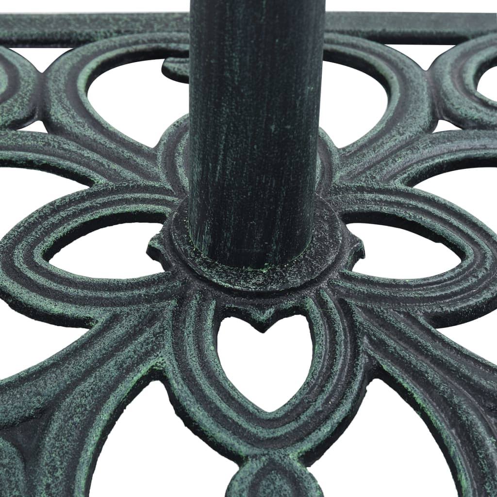 Green 26.5 lbs Cast Iron Umbrella Base R11748