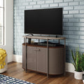 Mid-Century Modern TV Stand, Umber Wood Finish F608690