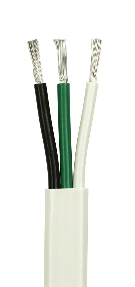 10/3 AWG Tinned Copper Marine Wire - 60 Feet - Black/White/Green X5178