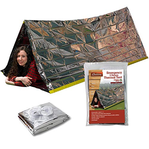 XL Size Reflective Mylar Waterproof Tube Tent A4794