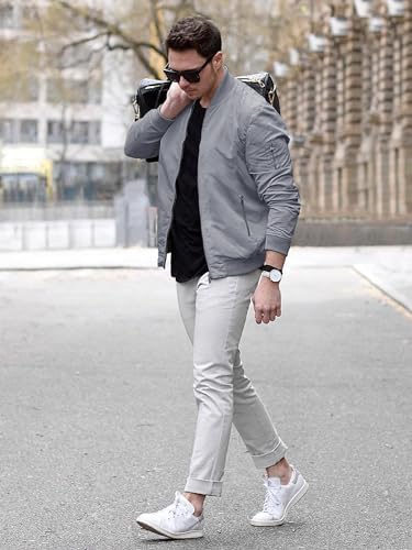 Lightweight Bomber Jacket with Pocket C79581