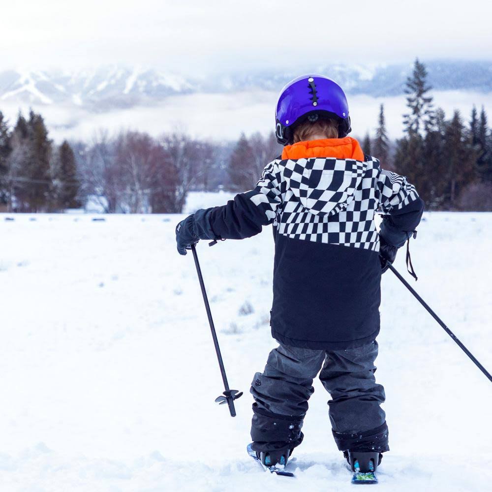 Plastic Skis with Poles 70 cm W6118