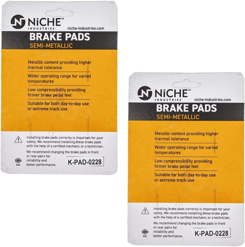 Semi-Metallic Brake Pad Set Pack of 2 U2591