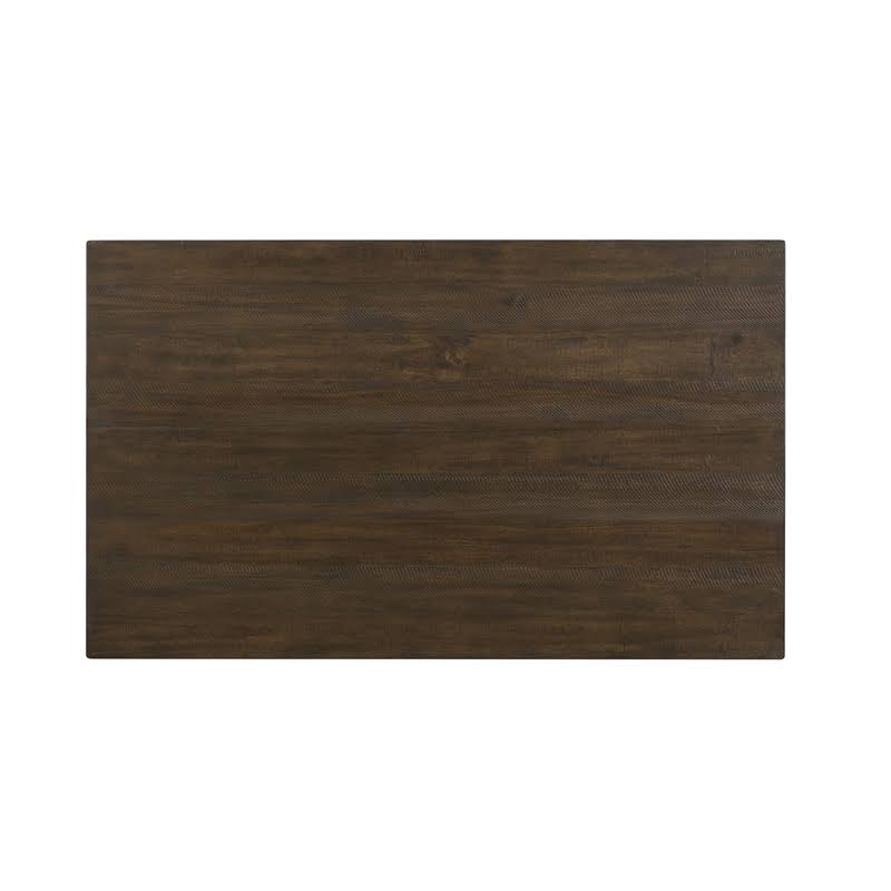Solid Wood 7-Piece Dining Set in Warm Walnut/Taupe C6214