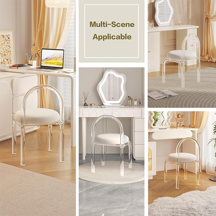 Grey Acrylic Dining Chair P54369