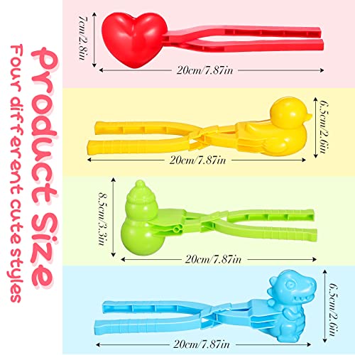 4 Pcs Snowball Maker Clip F38591
