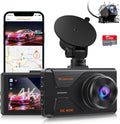 4K+1080P WiFi GPS Dash Camera with 64G SD Card A15612