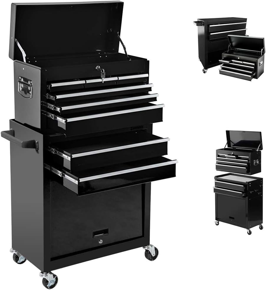 8 Drawer Rolling Tool Chest with Lock S501235
