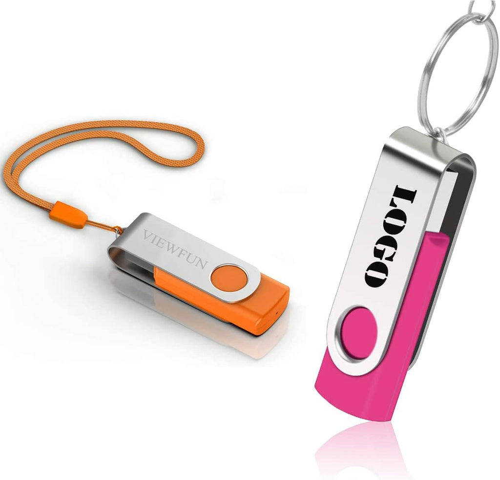 4G Flash Drive 50 Pack USB Thumb Drive with LED Indicator and Lanyards S133