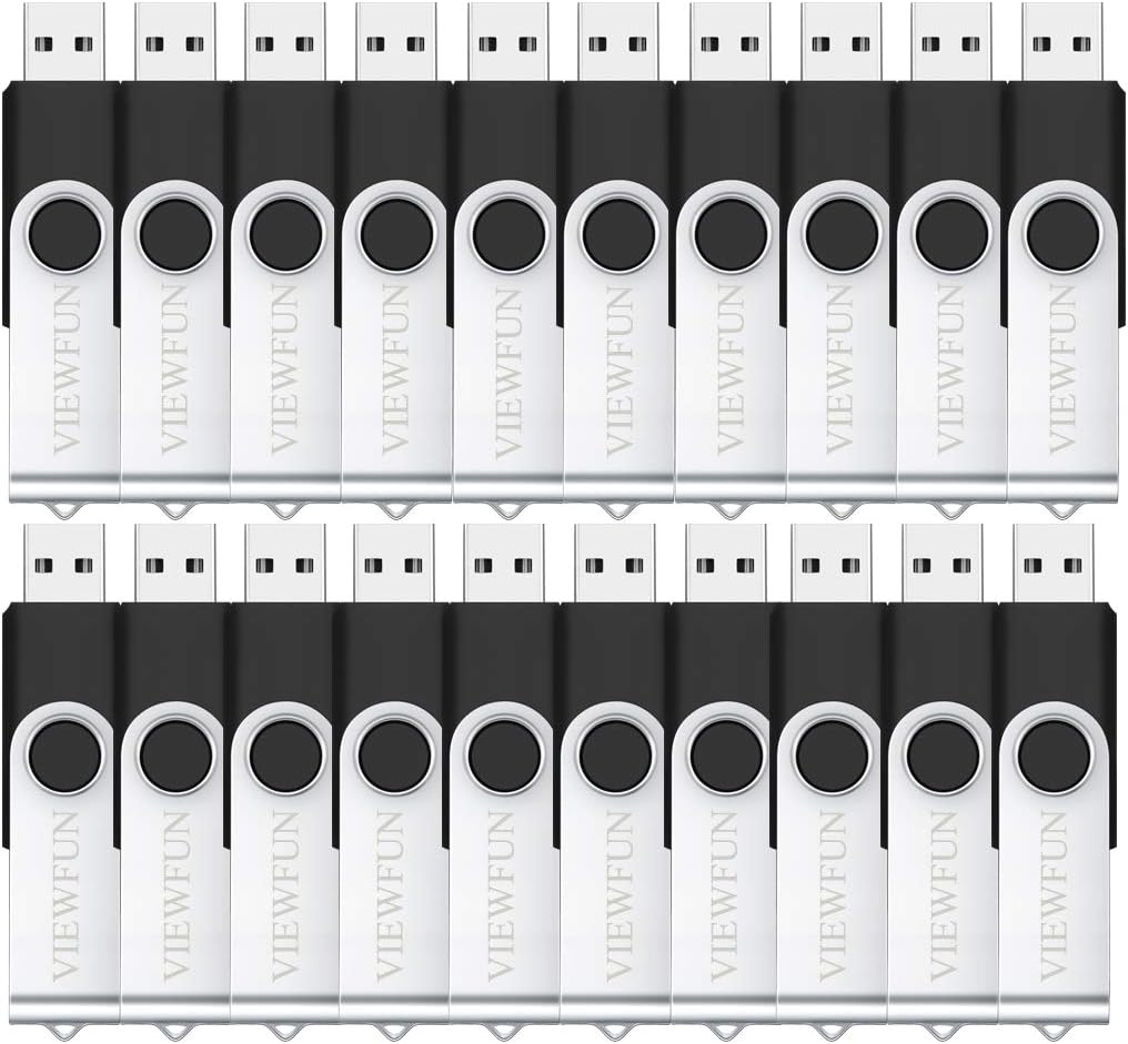 4G Flash Drive 50 Pack USB Thumb Drive with LED Indicator and Lanyards S133