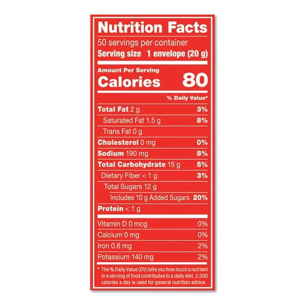 Hot Cocoa Mix, Rich Chocolate, .71oz, 50/box, Bundle of 10 Boxes T397683