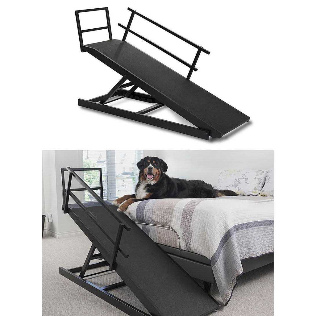 Large Adjustable Height Dog Bed Ramp V928046