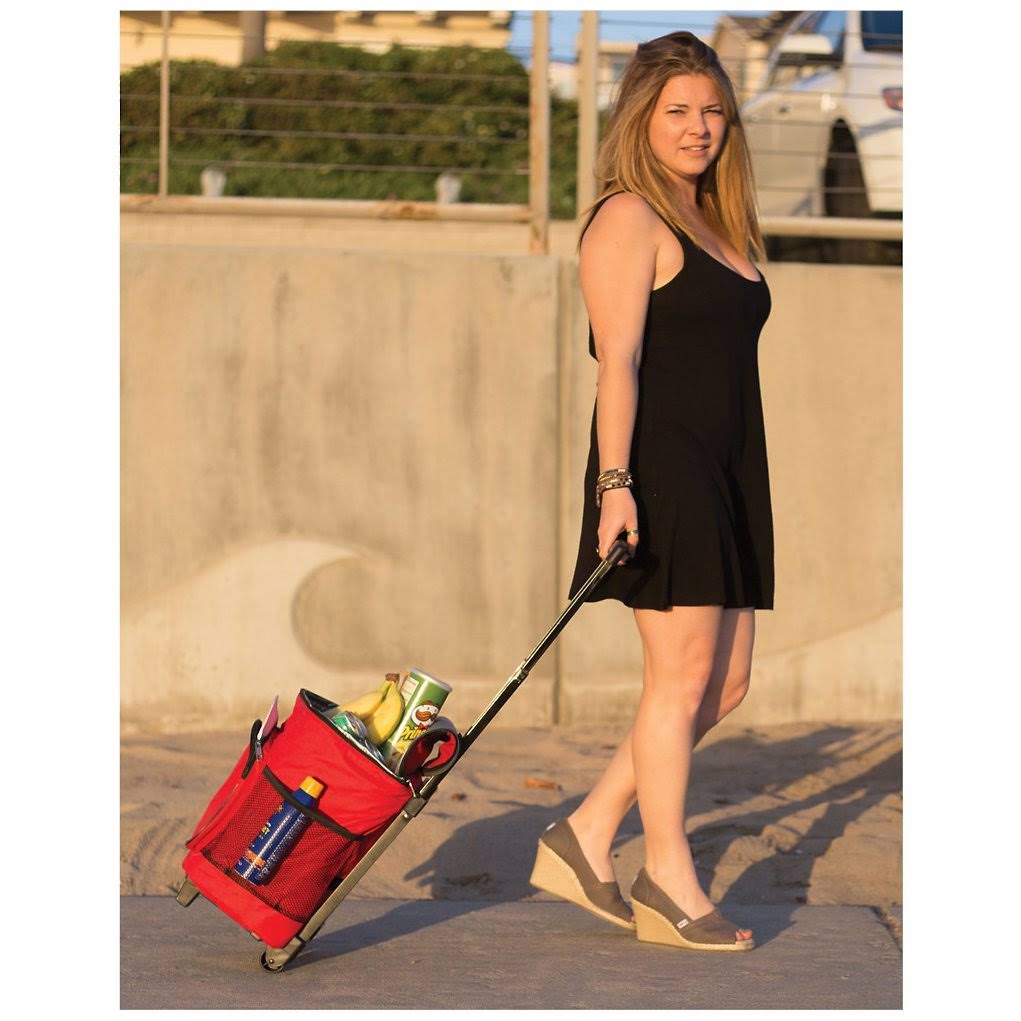 Red Ultra Compact Cooler Cart L3395