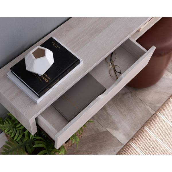 White Oak Wall Mounted TV Console K940495