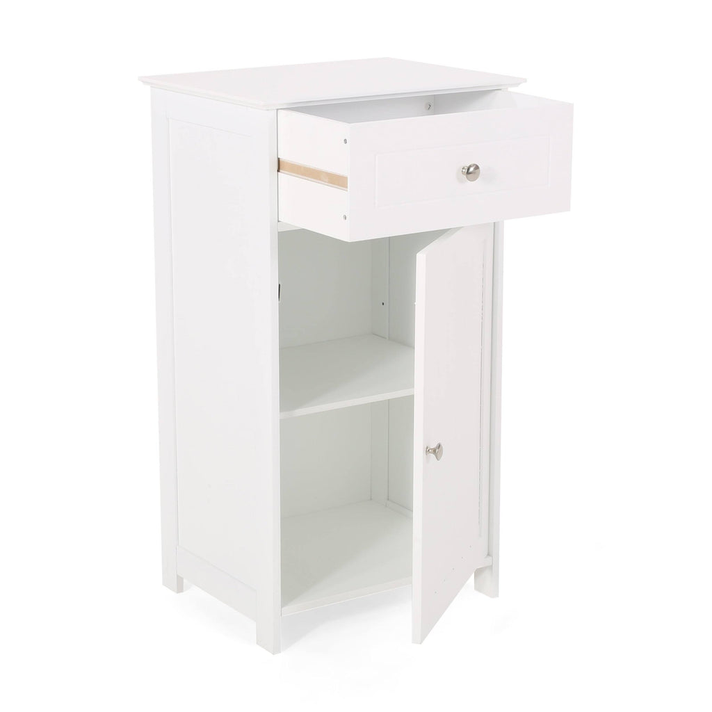 Black Bathroom Storage Cabinet C51542