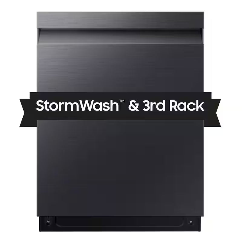 46 dBA Dishwasher with StormWash and AutoRelease Door in Matte Black J534