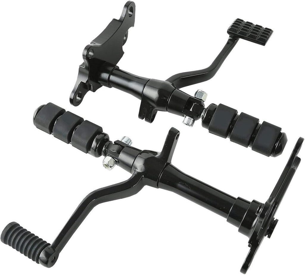 Forward Control Foot Pegs Complete Kit Levers & Linkages Black S214395