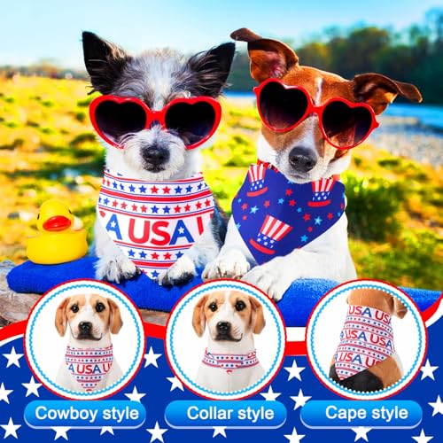 Adjustable Plaid Striped Dog Bandanas W813457