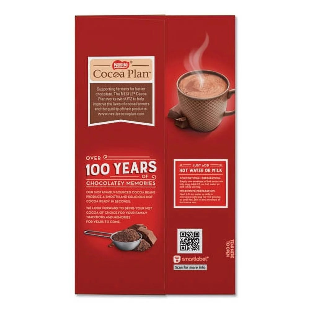 Hot Cocoa Mix, Rich Chocolate, .71oz, 50/box, Bundle of 10 Boxes T397683