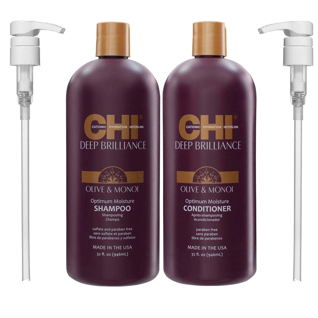 32oz Olive & Monoi Moisture Shampoo & Conditioner Bundle with 2 Pumps F999713