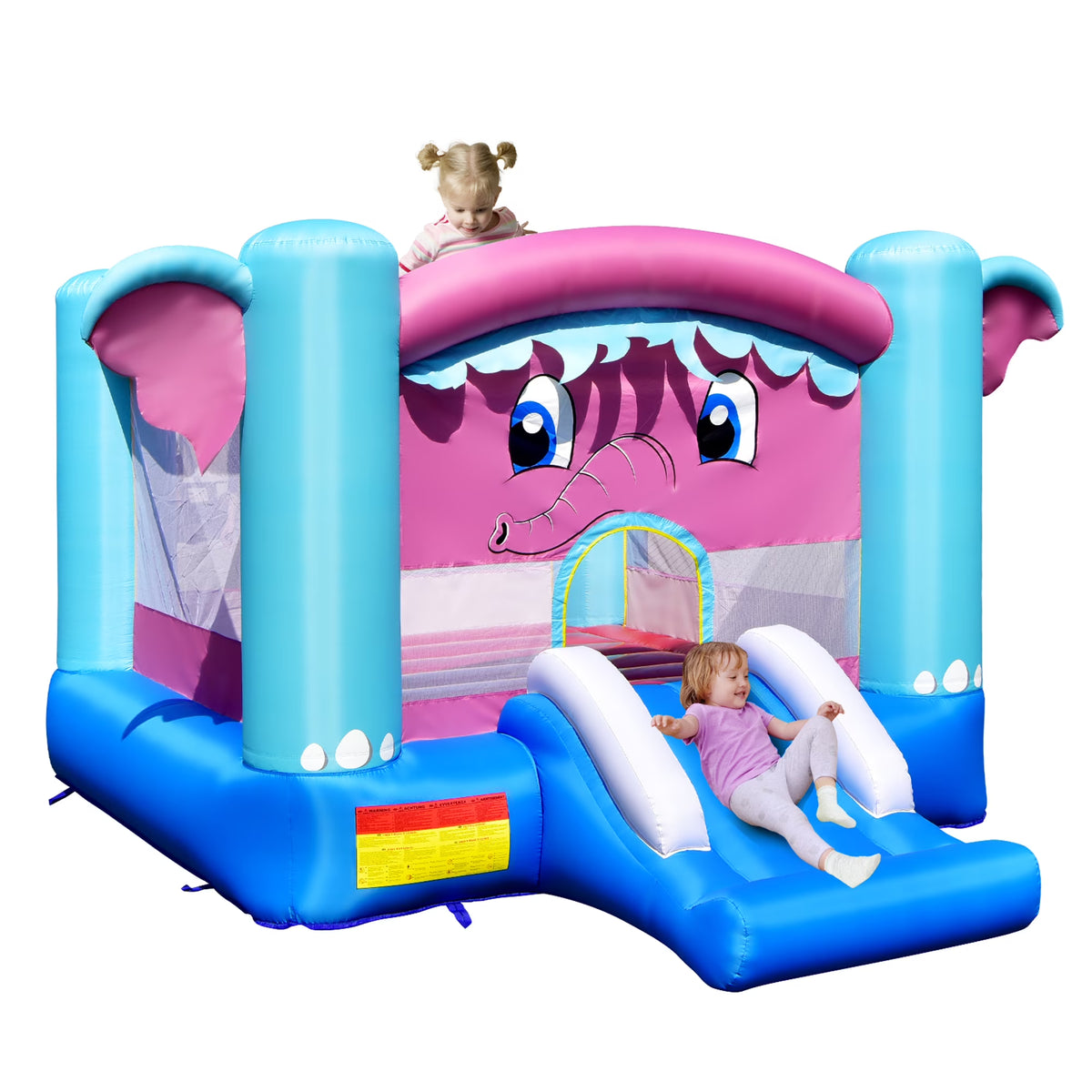 Inflatable Bounce House 3-in-1 Elephant Theme Castle F1526