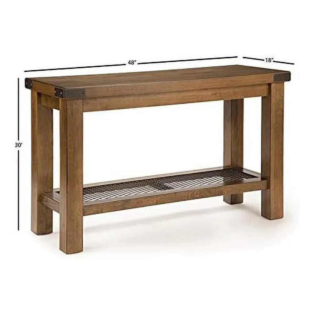 Distressed Oak Console Table C1250