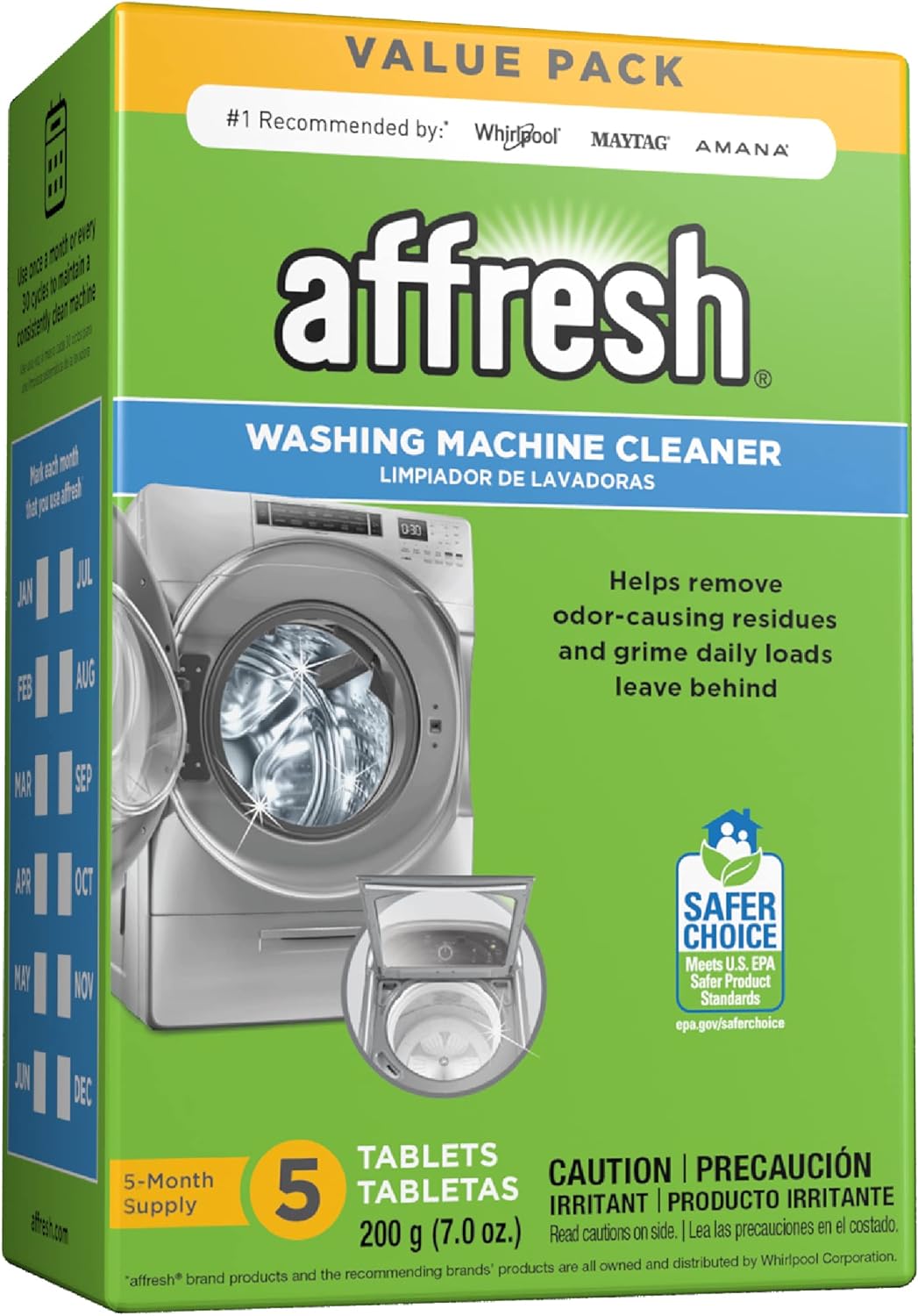 5 Tablets Washing Machine Cleaner U1856
