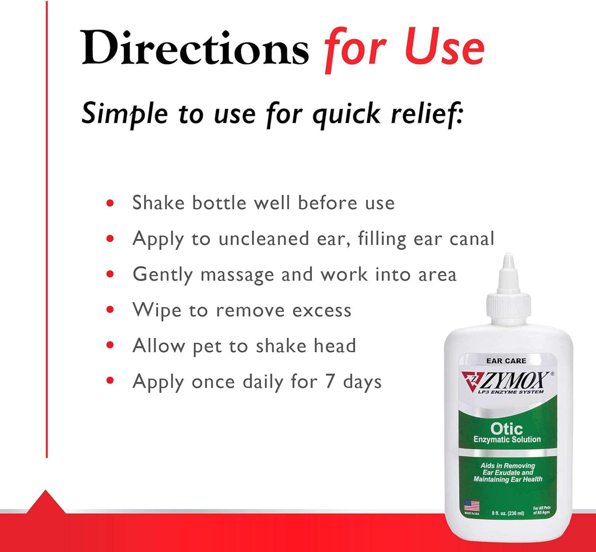 Zymox Otic Enzymatic Solution, 8oz V60051