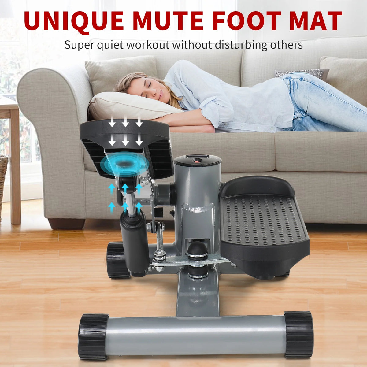Mini Stair Stepper with Resistance Bands A136