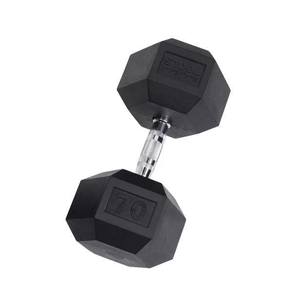 Rubber Hex Dumbbell N92258