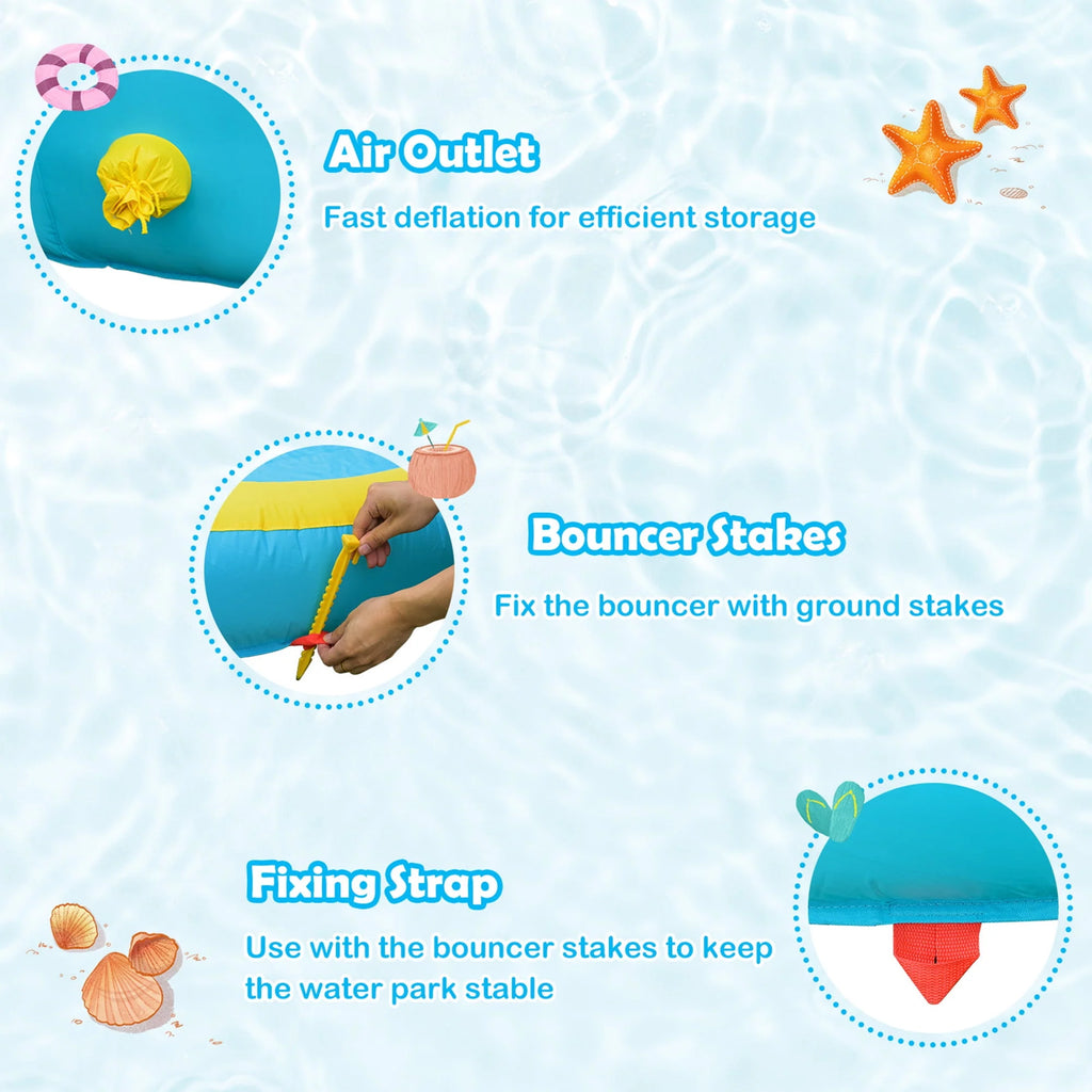 Inflatable Water Slide Park Splash Pool V624